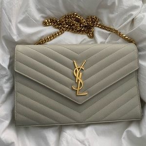 SAINT LAURENT CASSANDRE IN BLANC VINTAGE
